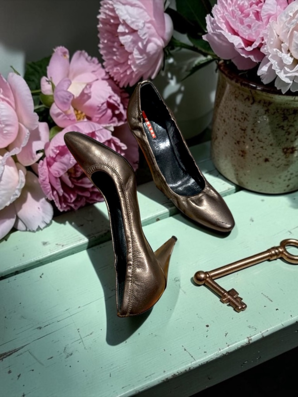 Prada Soft Leather Pumps